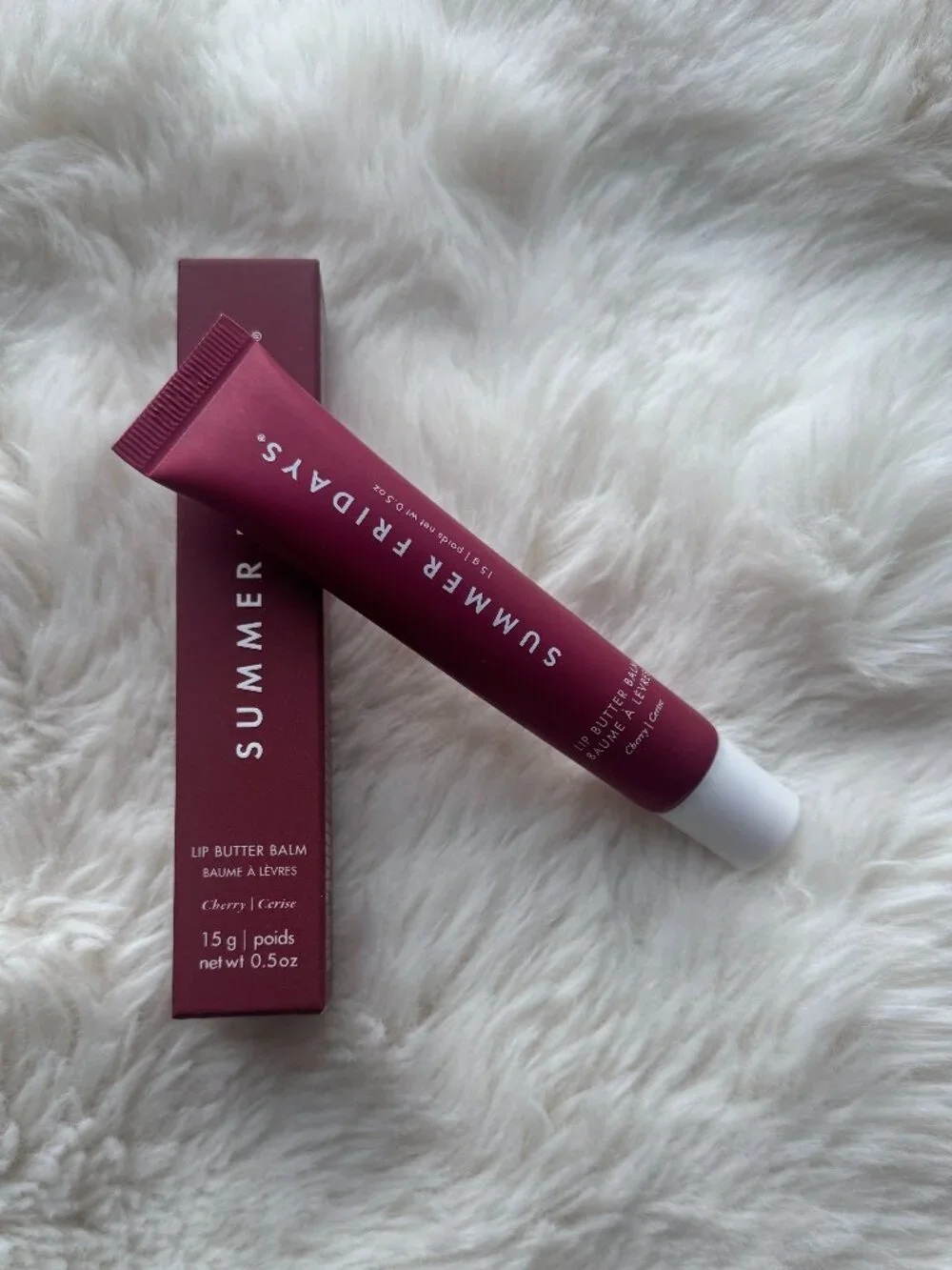 1pc/ Cherry /Summer Fridays Lip Butter Balm Conditioning Lip Mask New in box